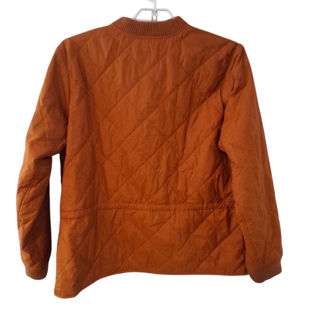 Duluth Trading Company Golden Harvest Quilted Bomber jacket womens XXL Fall - Picture 2 of 6